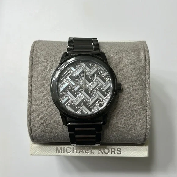 Brand New/Never Worn Black Michael Kors Watch Brand new mens black Michael Kors hybrid watch.... | Depop main image 3